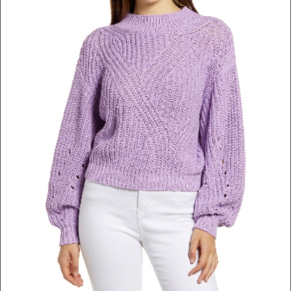 BP. Traveling Stitch Sweater